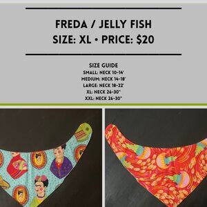 *NOW FOR $15* Freda Bandana- Size XL 22-26" *W/ DISCOUNT SHIPPING*